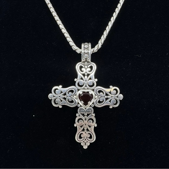 Brighton Retired  “Endless Love” Cross Necklace - Picture 2 of 5